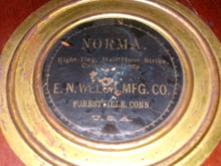 Close up of the back label